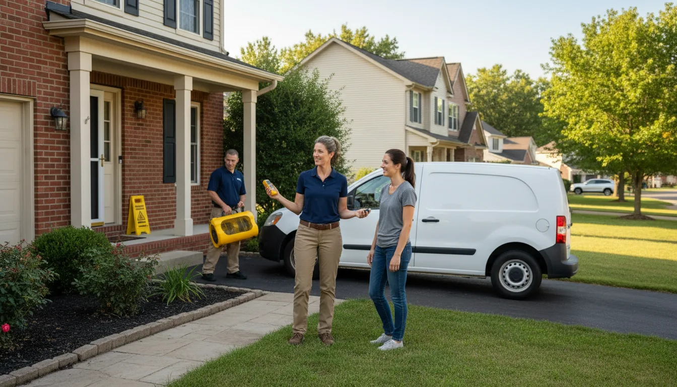 Water restoration image for Fire And Smoke Damage Restoration in Mount Carmel, TN